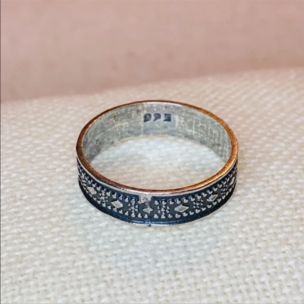 Vintage | Band | Sterling Silver Band | Whimsgoth | Festival | Boho